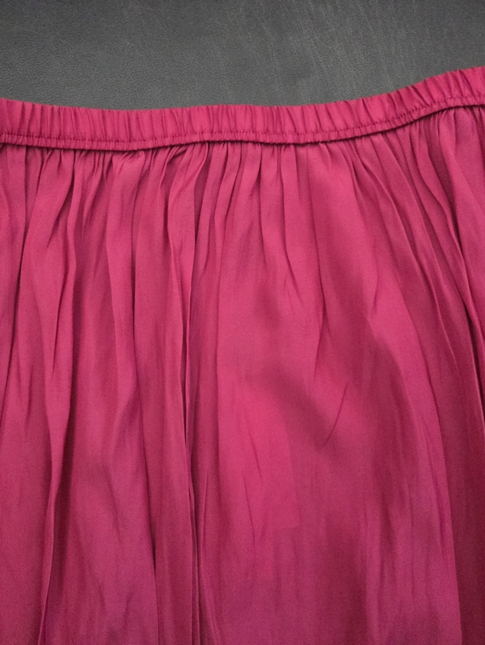 NWT - T Tahari Dark Pink High-Waisted Pull-On Everyday Maxi Skirt - Size L - Picture 5 of 9